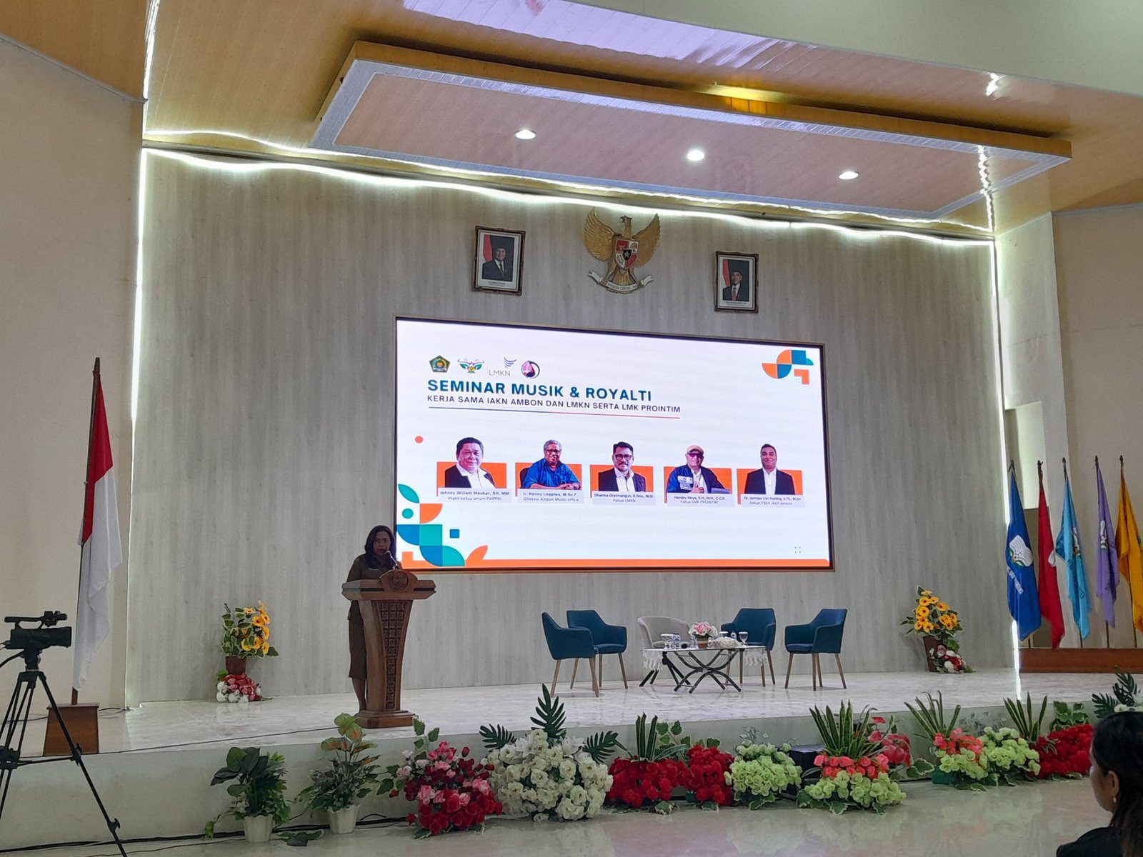 Kota Musik Dunia Dukung Seminar Musik &amp; Royalti: IAKN Ambon dan LMK PROINTIM Perkuat Literasi Hak Cipta
