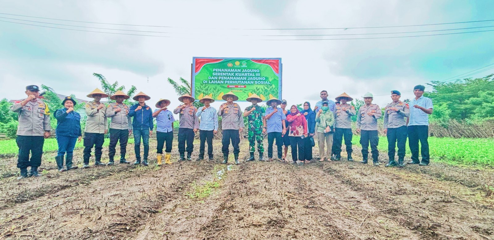 POLRES BurseL Pananaman Jagung Kuartal III Dukung Ketahanan Pangan Nasional