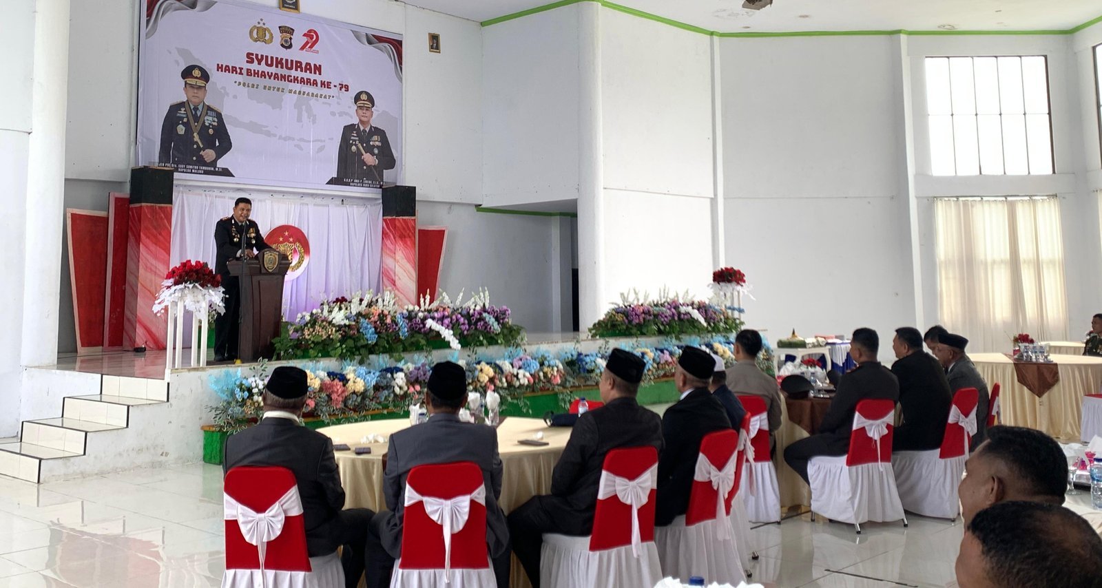 POLRES BurseL Syukuran HUT Bhayangkara Ke-79 Penuh Kekeluargaan