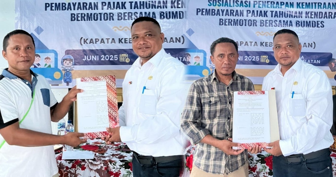 UPTD SAMSAT BurseL Bangun Kemitraan Pembayaran Pajak Tahunan Kendaraan Bermotor Bersama BUMDes