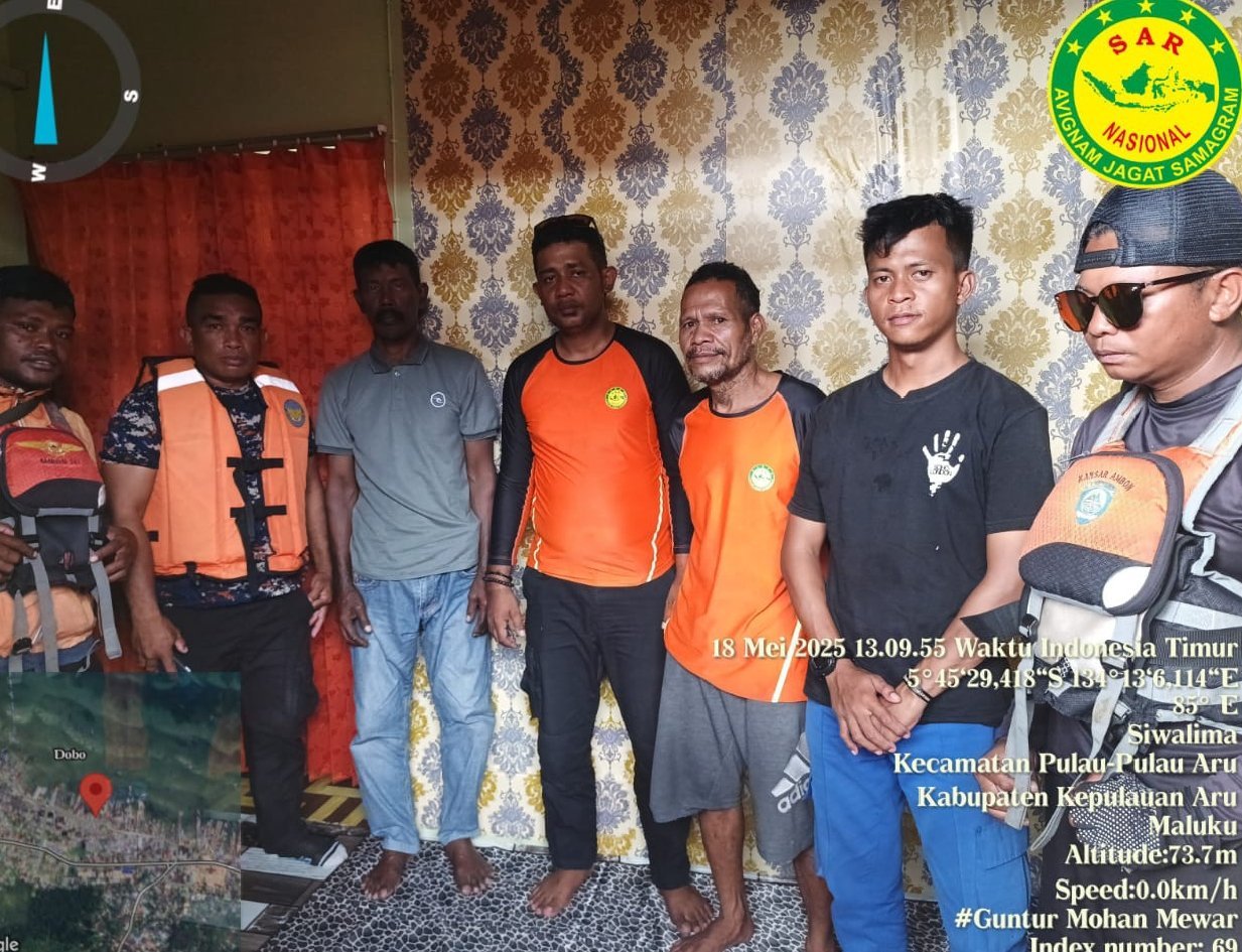 Kehabisan Bensin, Nelayan Hilang Berhasil Diselamatkan