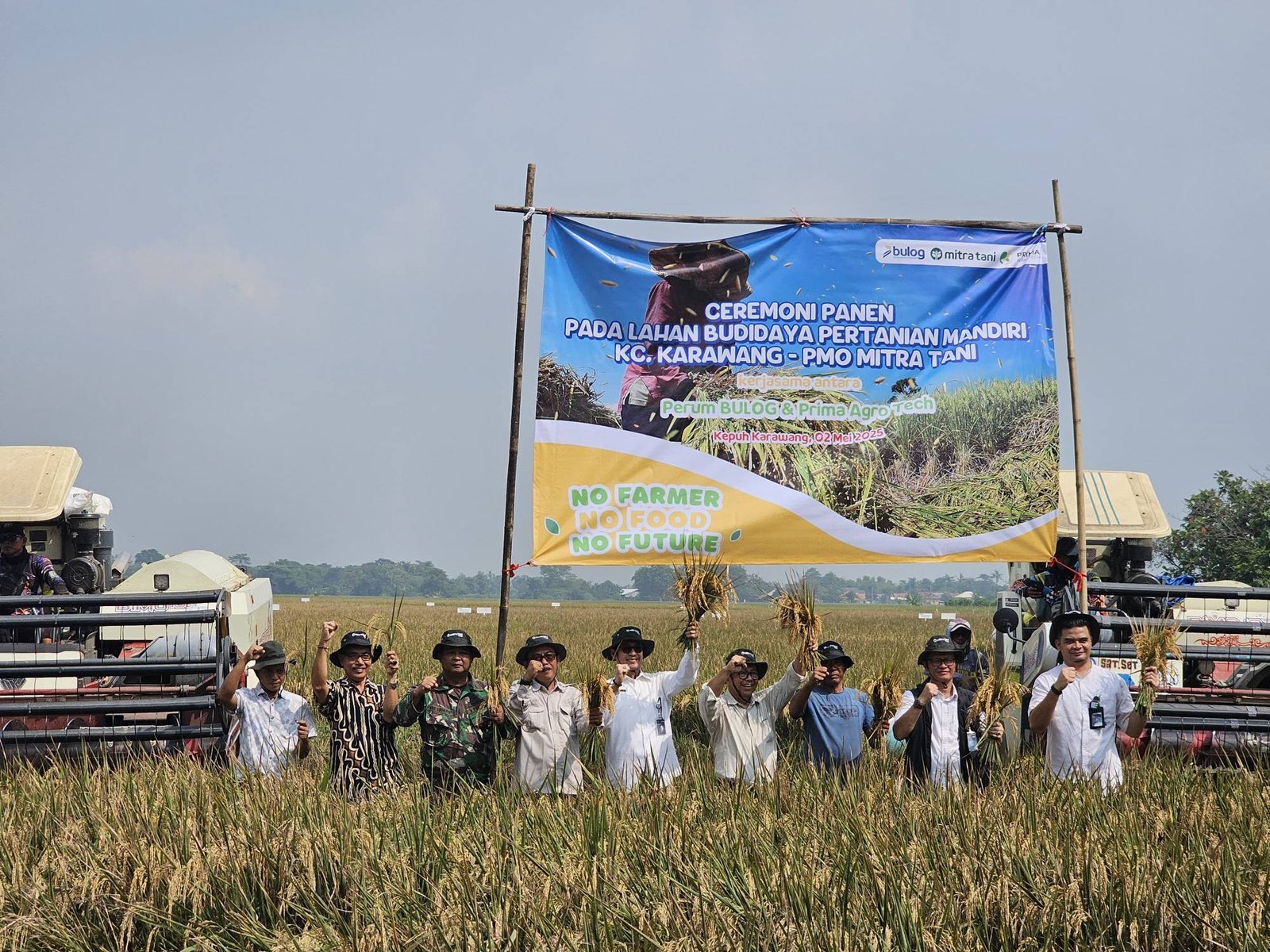 Bulog Kenalkan Teknologi Baru, Panen Padi di Karawang Melonjak 2 Kali Lipat