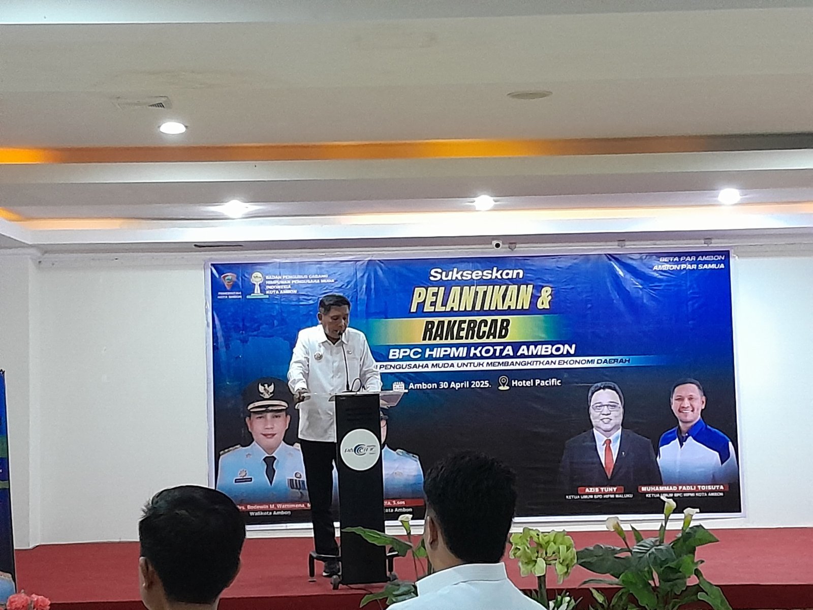 HIPMI Ambon Resmi Dilantik, Siap Pacu Ekonomi Daerah Lewat Kolaborasi Pengusaha Muda