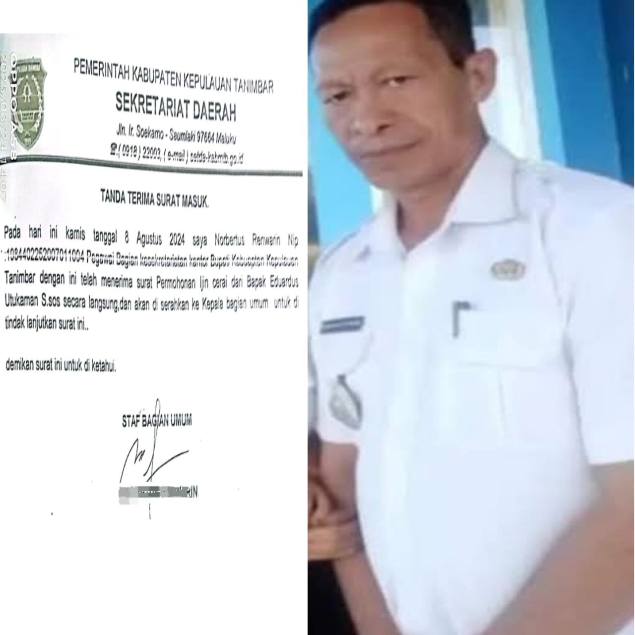 Diduga Utukaman Palsukan Dokumen Perceraian, 100 Hari Bupati Ditantang Tindak Tegas.