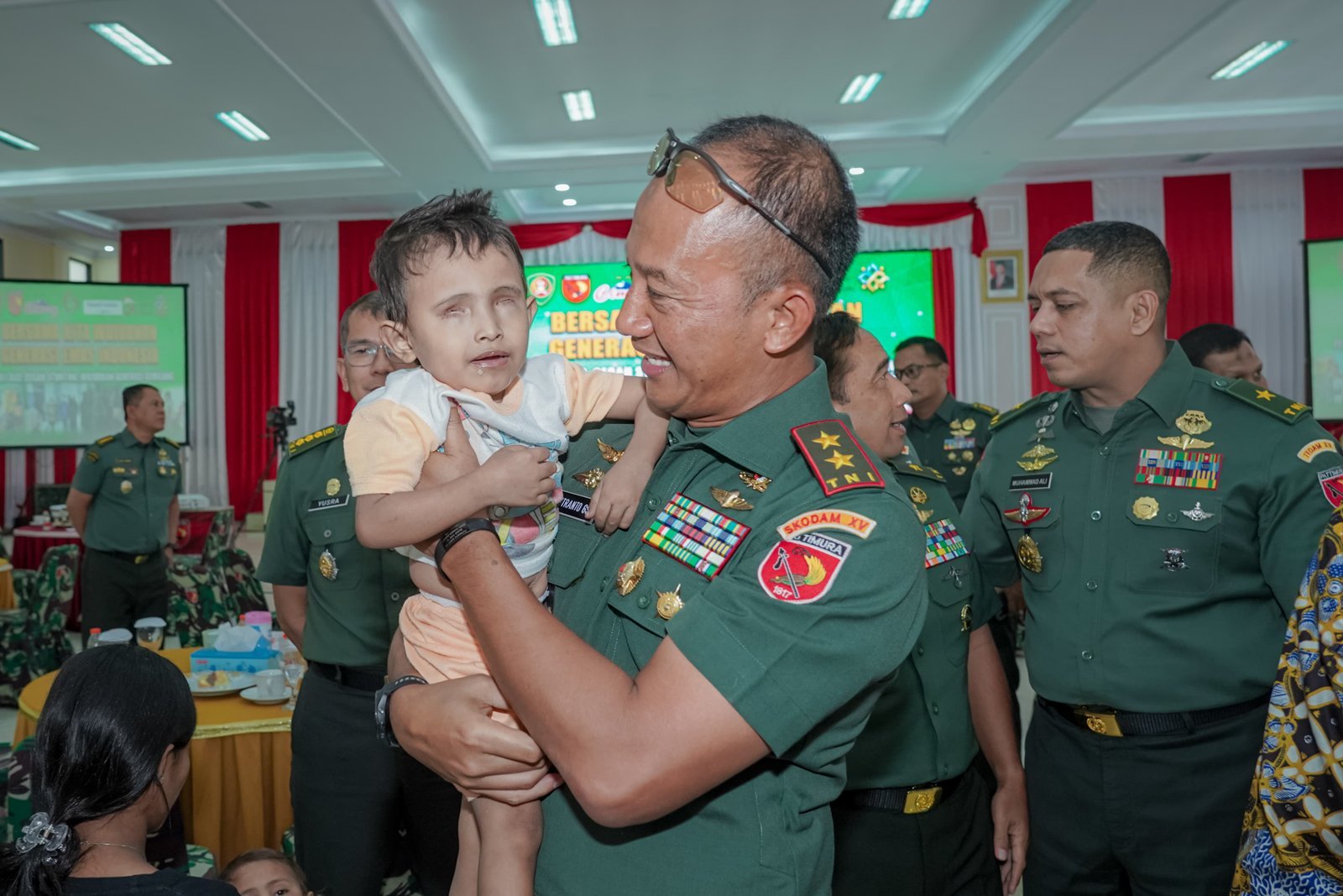Kodam XV/Pattimura Berkomitmen Atasi Stunting, Salurkan Bantuan Gizi untuk Anak-anak Maluku