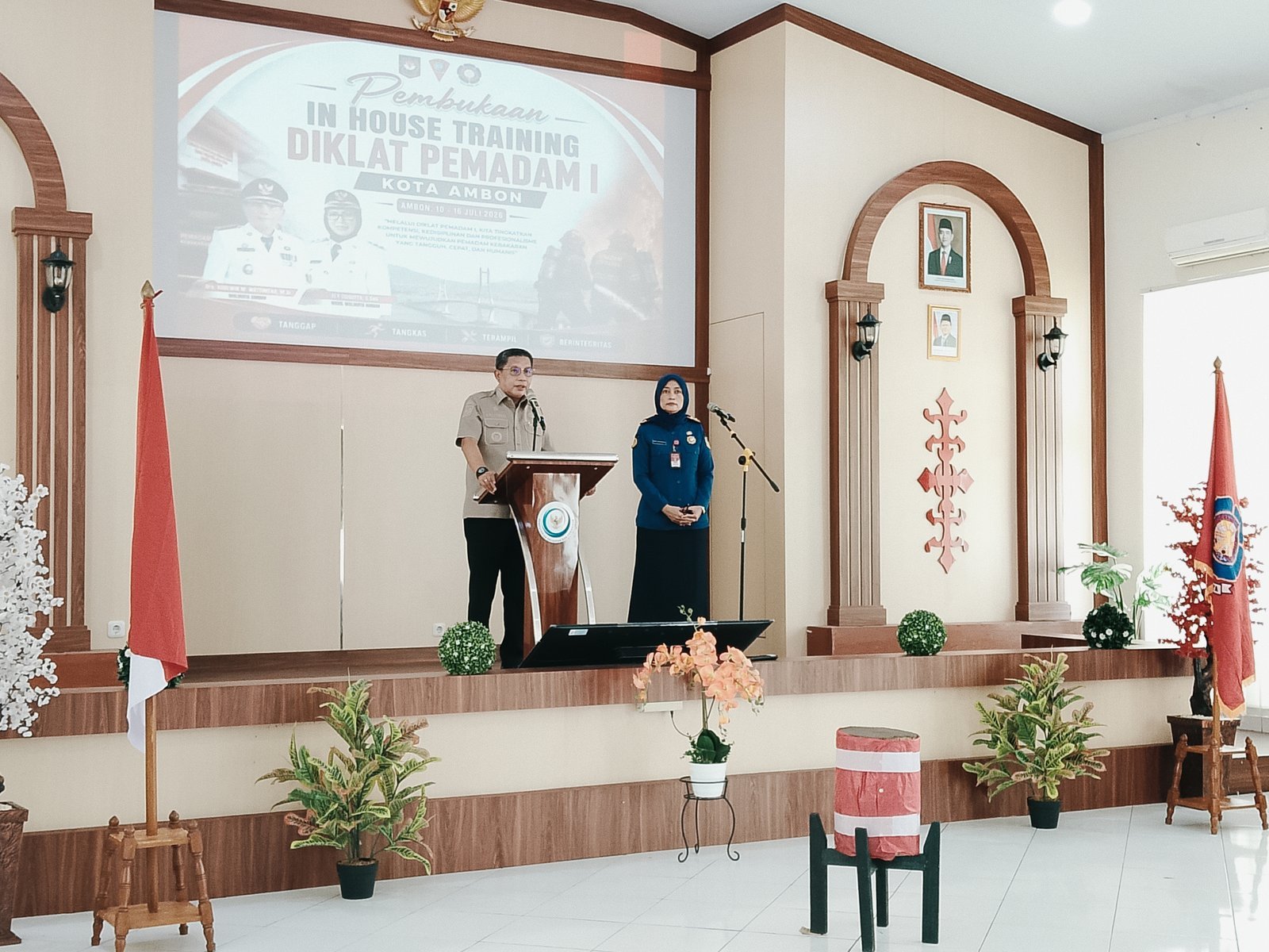 Wali Kota Ambon Buka Diklat Pemadam I 2026, Tekankan SDM Tangguh dan Pelayanan Cepat Untuk Masyarakat