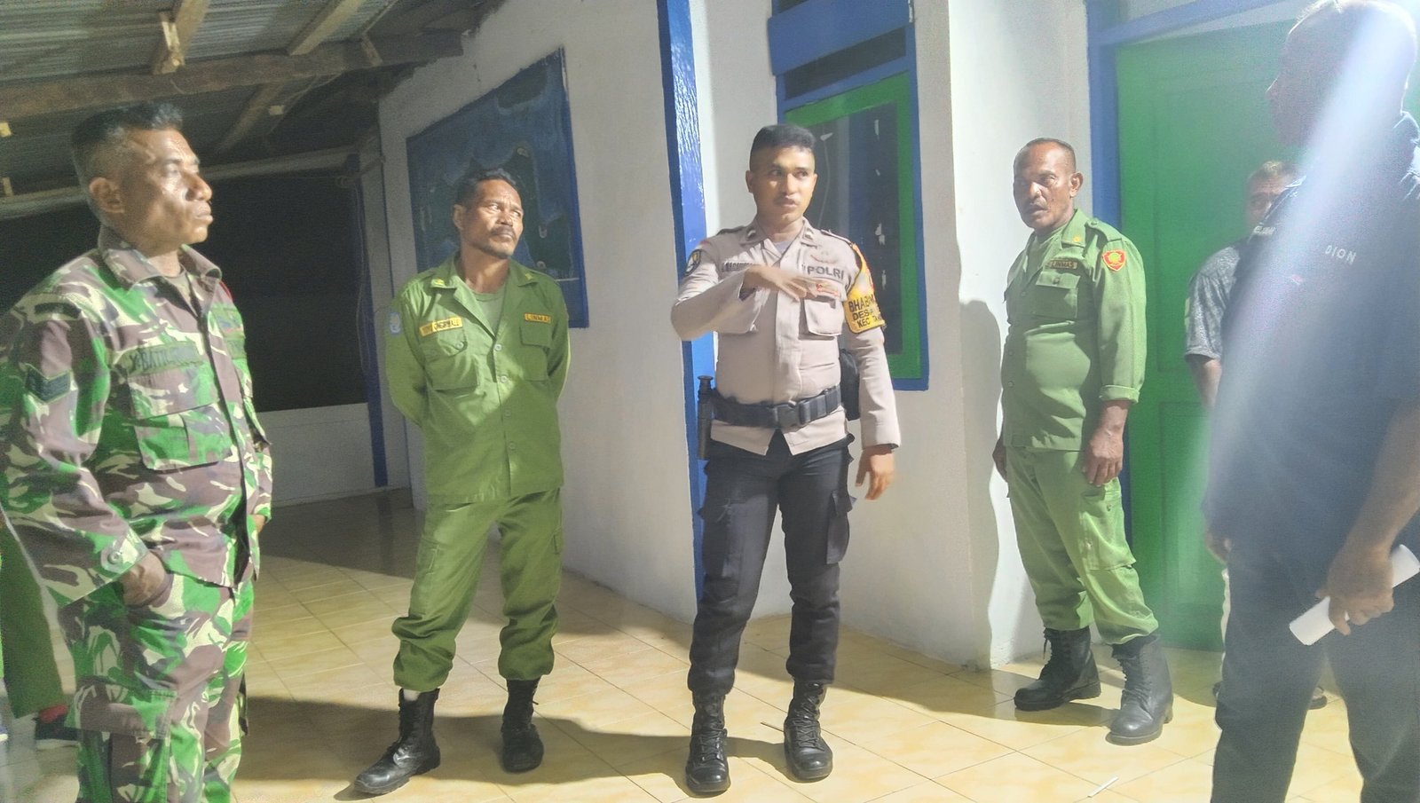 Patroli Cipta Kondisi dan Antisipasi Sitkamtibmas di Desa Keliobar