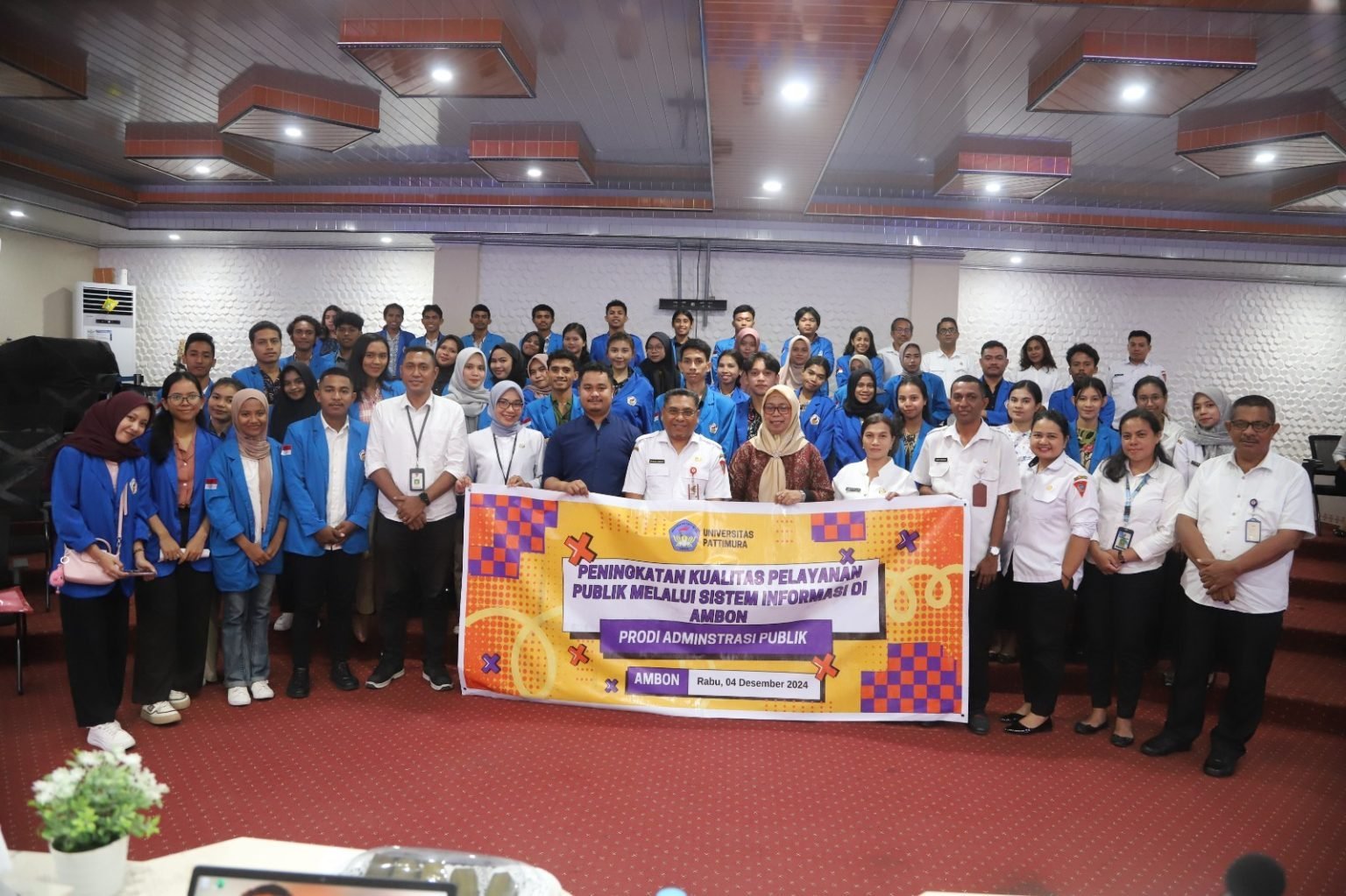 Peningkatan Kualitas Informasi Publik, Mahasiswa FISIP Unpatti Pelajari SPBE di Pemkot Ambon