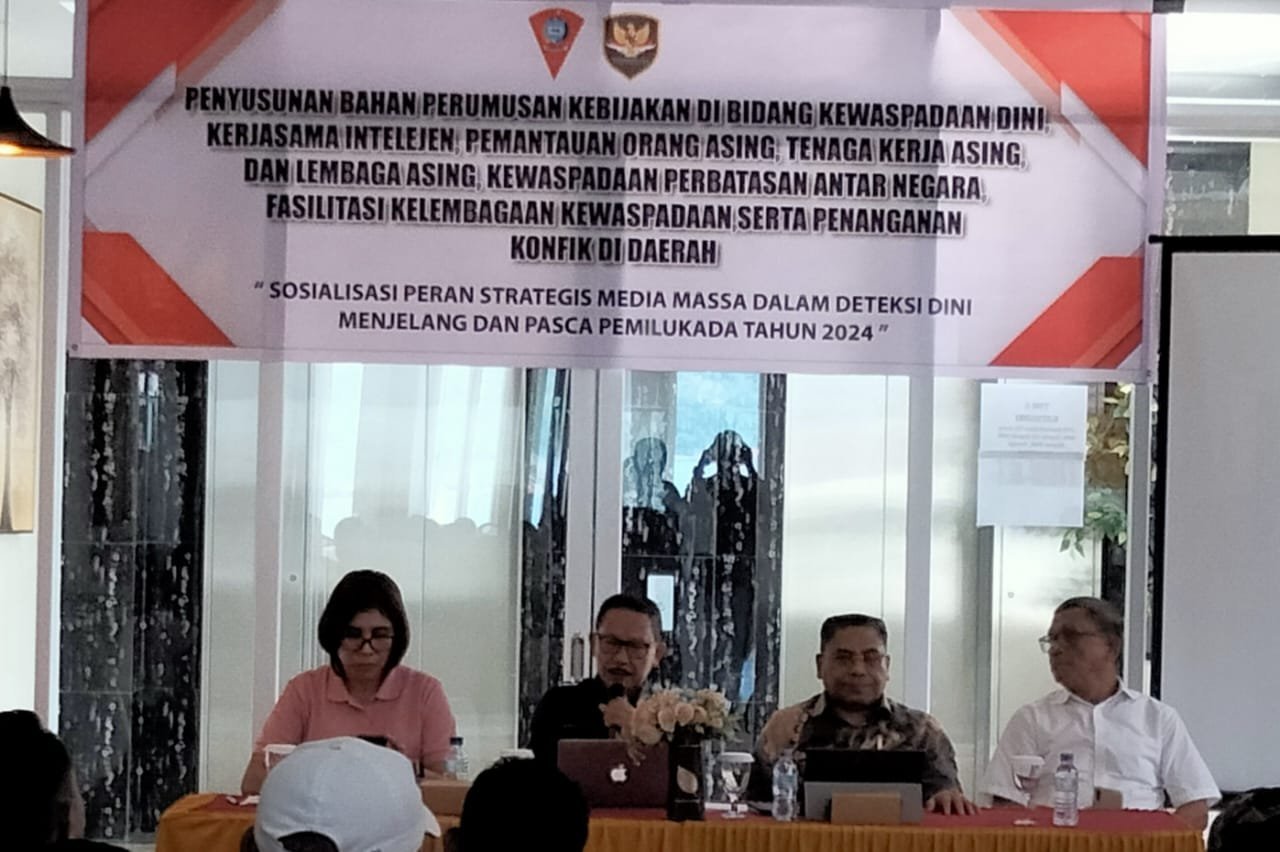 Pemkot Ambon Gelar Sosialisasi Peran Strategis Media Masa Dalam deteksi Dini Menjelang dan Pasca Pemilihan Kepala Daerah