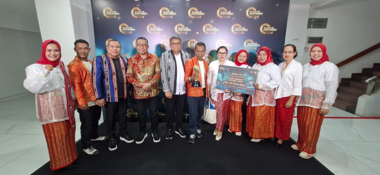 Negeri Laha Harumkan Kota Ambon dengan Raihan Juara III Desa Wisata Berkembang di ADWI 2024