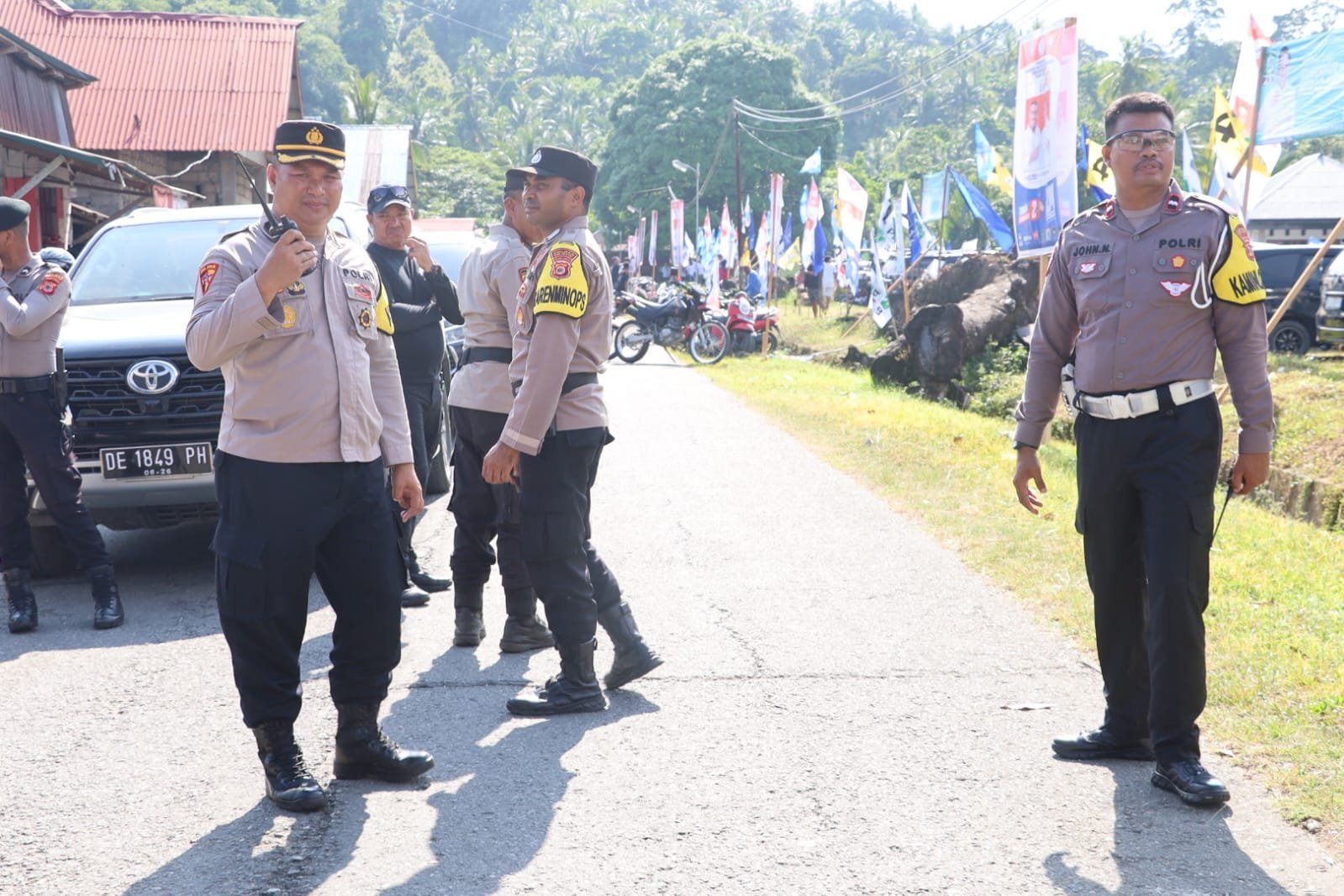 Polres BurseL Amankan Kampanye 2M di Kota Namrole