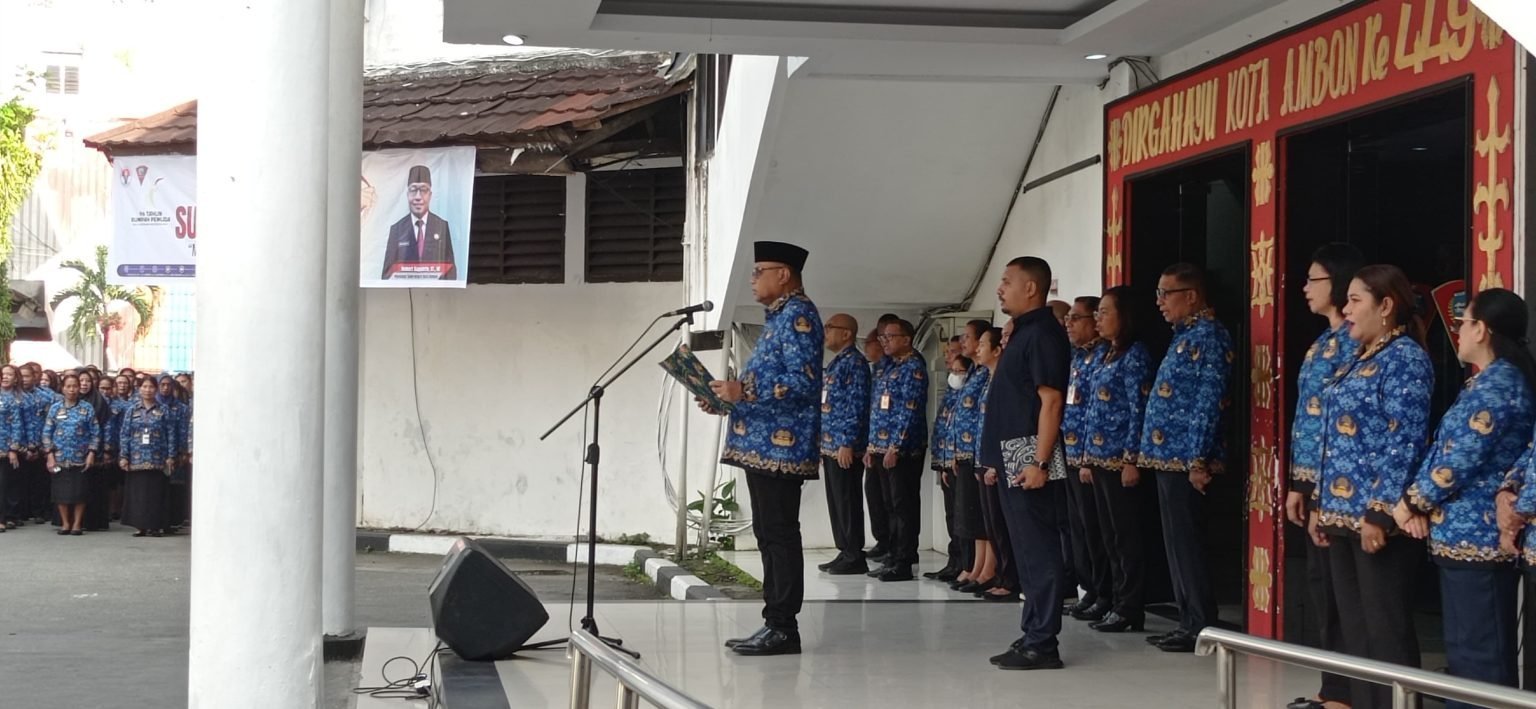 Peringatan Hari Sumpah Pemuda ke-96, Pemkot Ambon Gelar Upacara dengan Semangat Persatuan dan Netralitas ASN