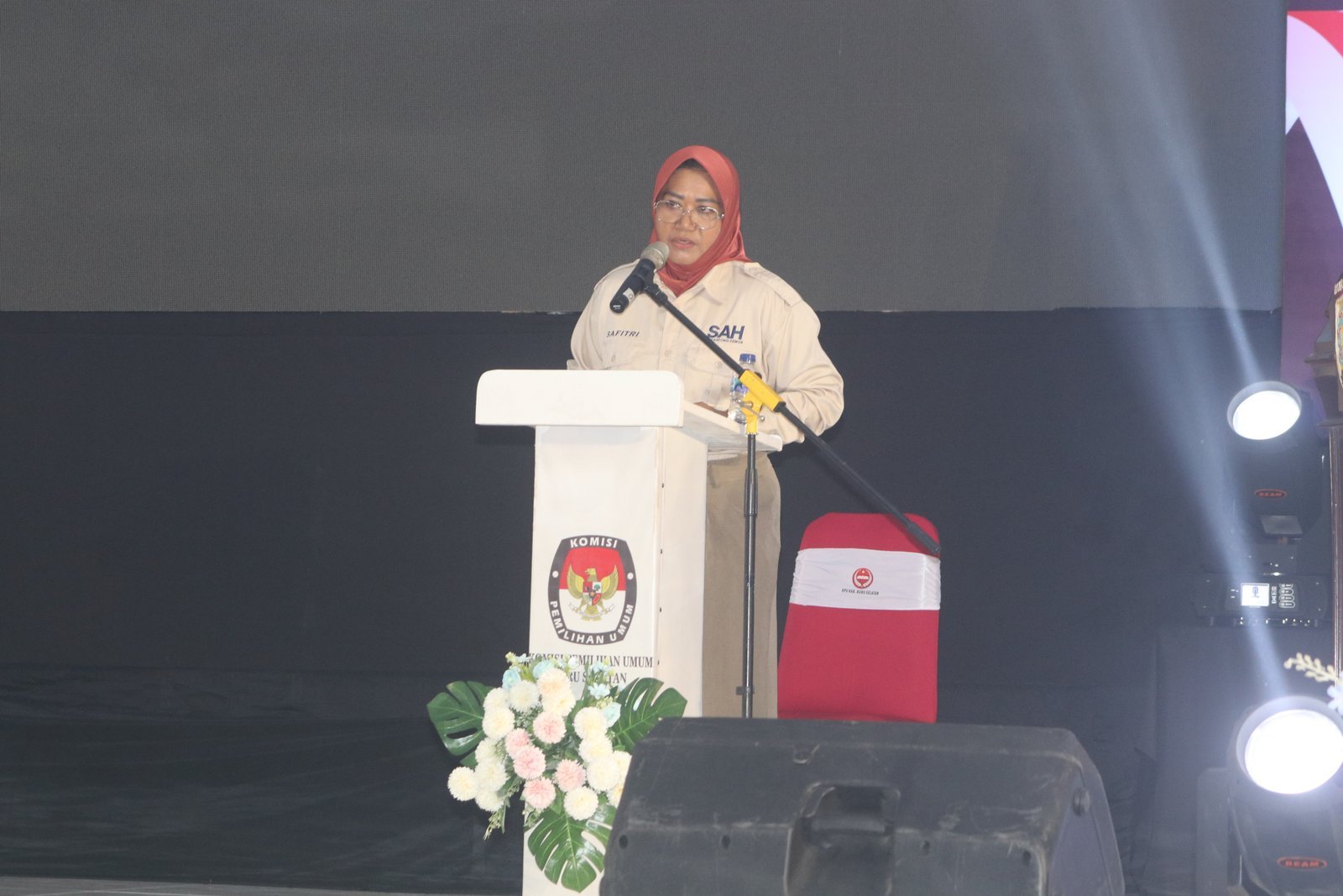 KPU BurseL Menggelar Debat Diikuti Tiga Paslon