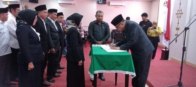 Pelantikan Pimpinan Baznas Kota Ambon Periode 2024-2029: Komitmen Tingkatkan Pengelolaan Zakat untuk Kesejahteraan Masyarakat