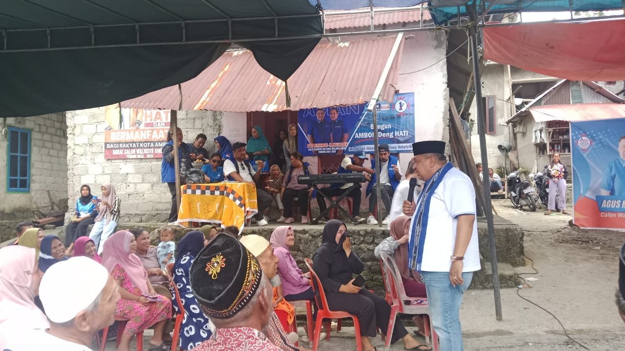 Visi-Misi Pasangan Agus Ririmasse-Novan Liem Disambut Hangat Masyarakat Kampung Timur, Waiheru
