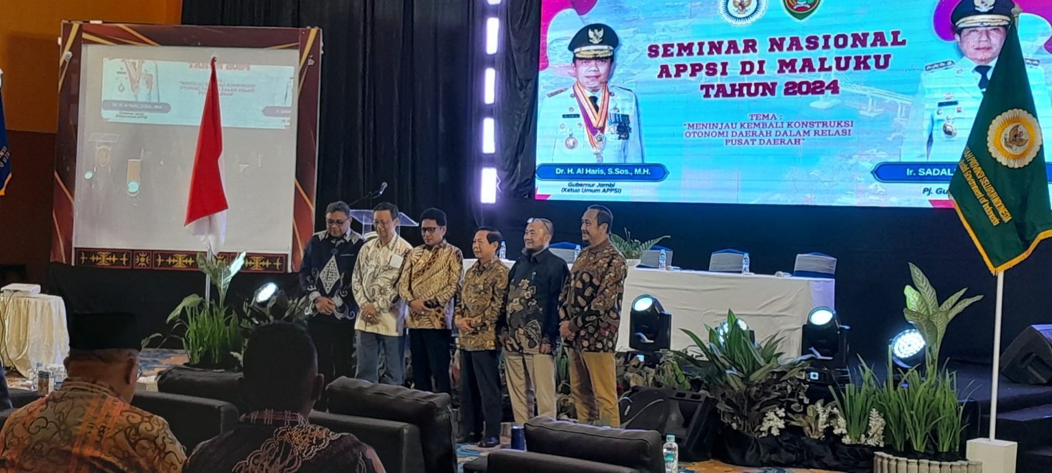Seminar Nasional APPSI 2024 Bahas Reformasi Otonomi Daerah di Maluku