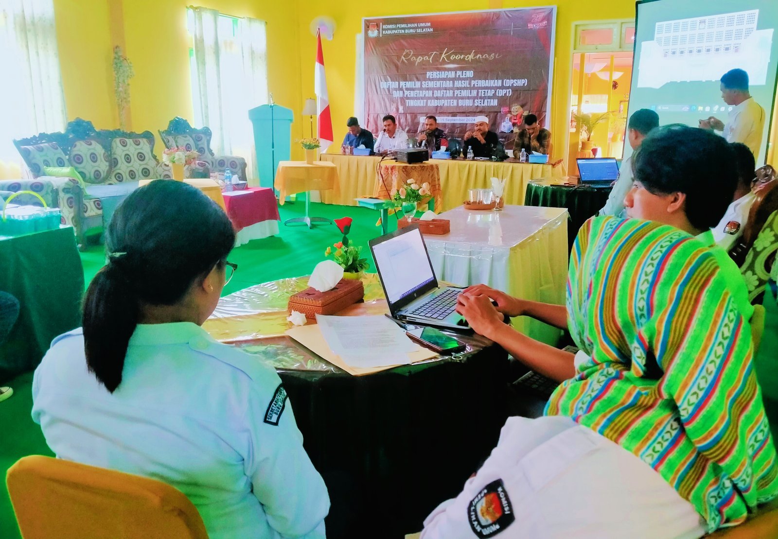 KPU BurseL Gelar Rakor DPSHP dan DPT Tingkat Kabupaten 2024