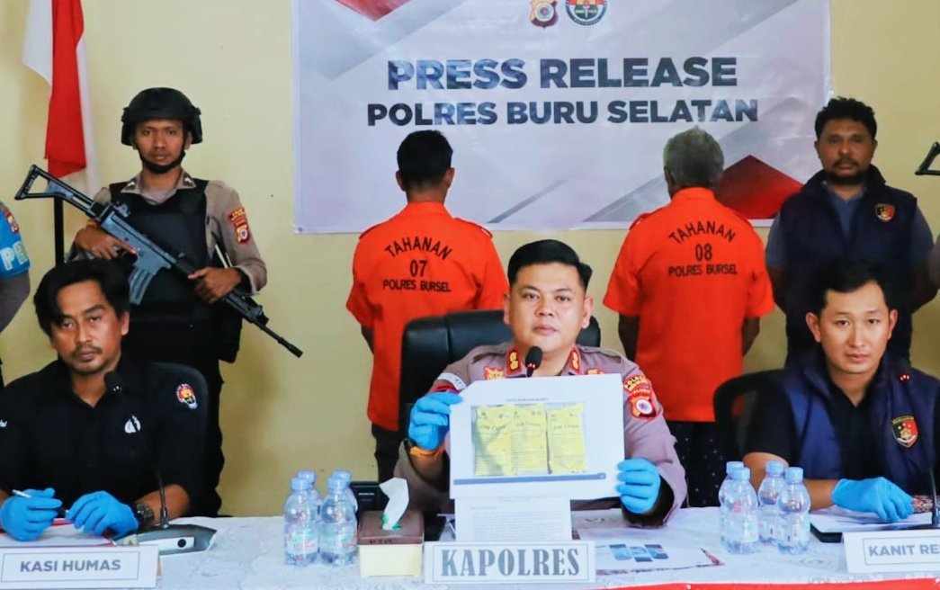 Polres BurseL Ungkap Perdagangan Barang Berbahaya Tanpa Izin, Dua Orang yang Disangkakan Masih Diburu Polisi