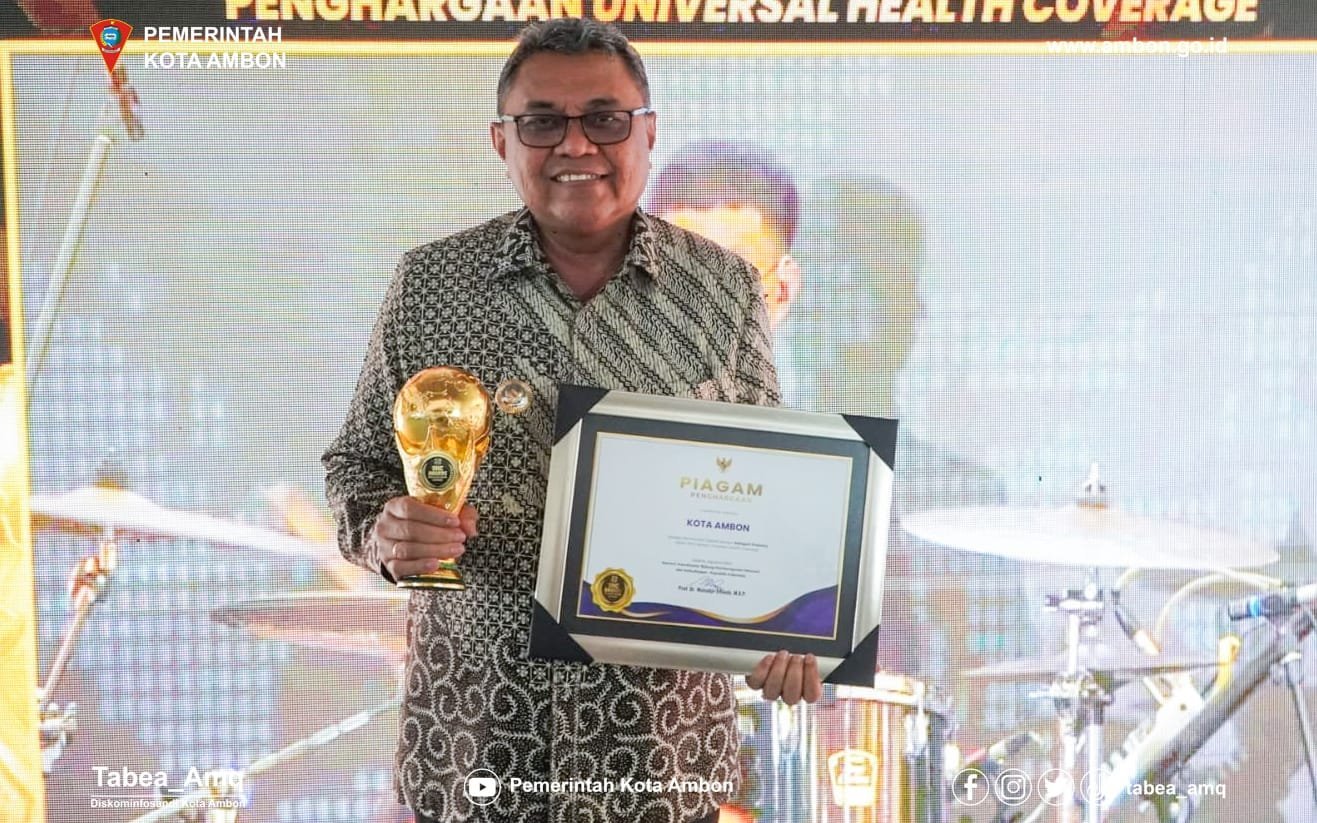 UHC Capai 98 Persen, Kota Ambon Raih Penghargaan