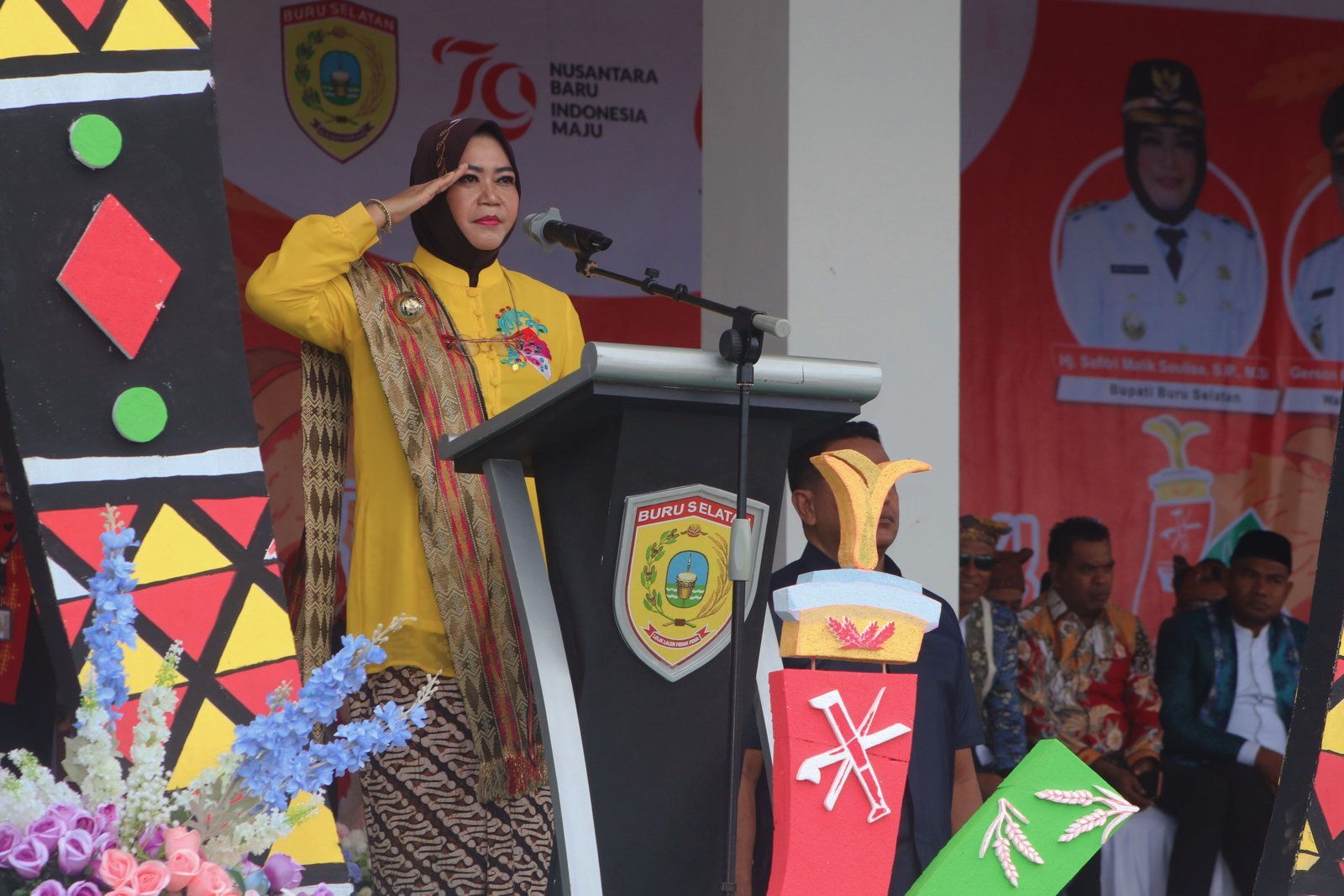Sebagai Inspektur Upacara HUT Ke-16, Safitri Malik; Kita Lanjutkan