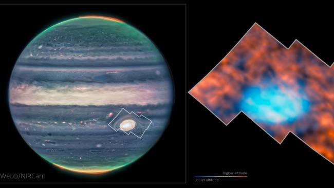 Temukan Struktur Mengejutkan di Atmosfer Planet Jupiter Teleskop James Webb