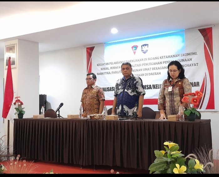 Pembukaan Sosialisasi Pembentukan Kelurahan Bersinar Di kota Ambon