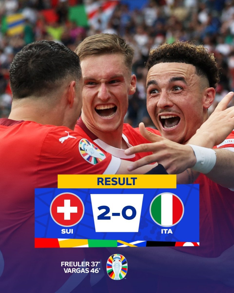 Juara Bertahan Euro Kandas di Tangan Swiss O-2