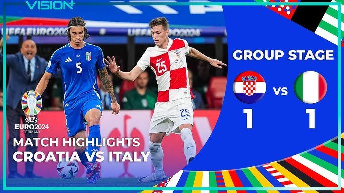 Gli Azzurri Italia Lolos ke 16 Usai Main Imbang 1-1 Lawan Kroasia
