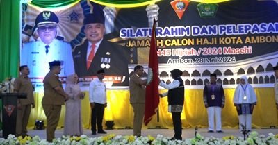 Pj Wali Kota Melepas 322 Jamaah Calon Haji Asal Kota Ambon