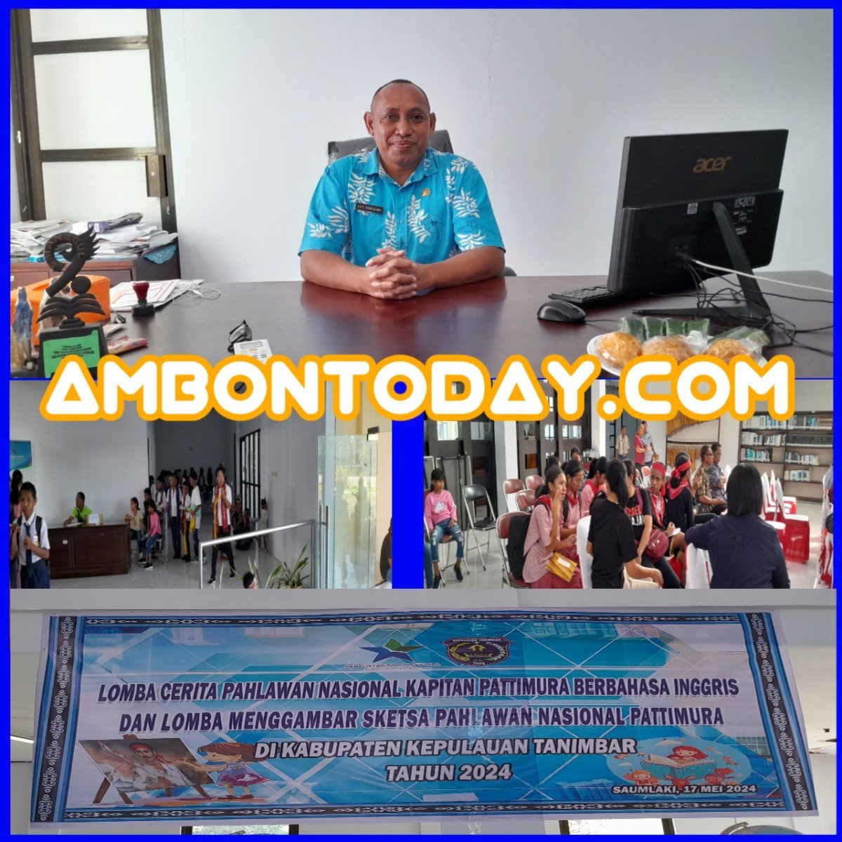 Peringati Hari Pattimura, Dinas Perpustakan KKT Gelar Lomba.