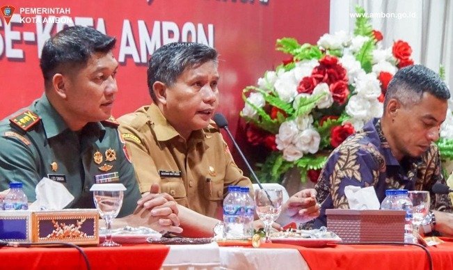 Pemkot Ambon Gelar Rakor Jelang Pemilu 2024