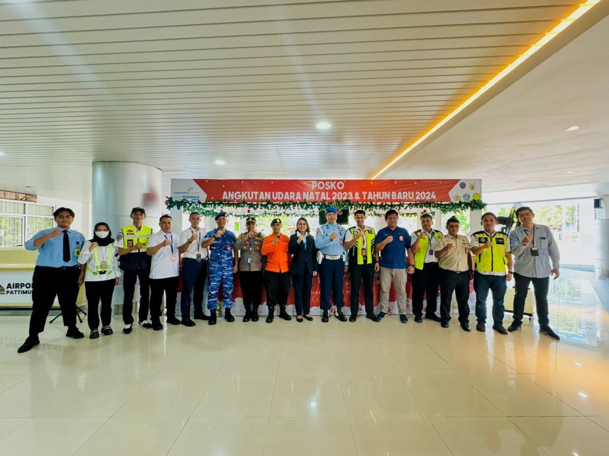 Wujudkan Keamanan dan Kenyamanan di Momen Nataru, Bandar Udara Pattimura Ambon Gelar Posko Monitoring