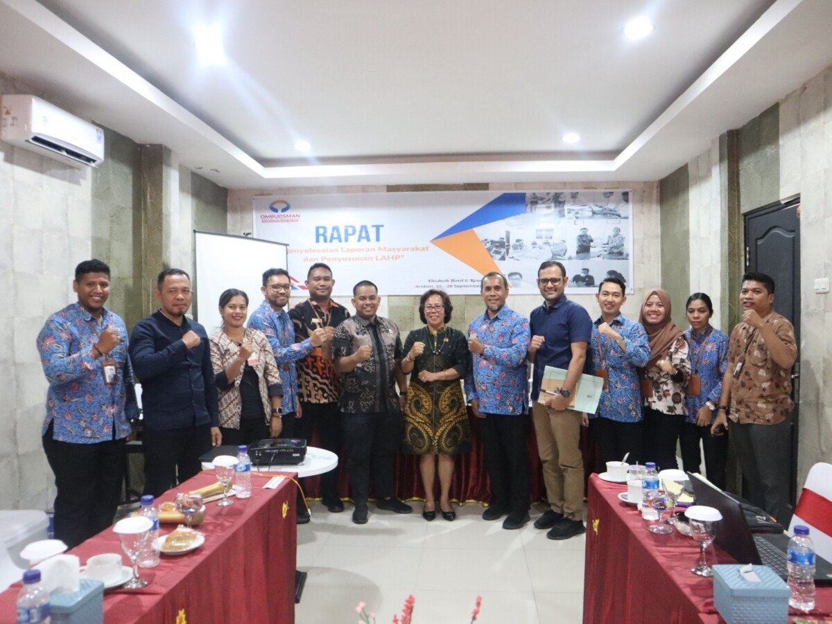 ORI Maluku Gelar Rapat Penyelesaian Laporan Masyarakat dan Penyusunan LAHP Bersama Pertanahan
