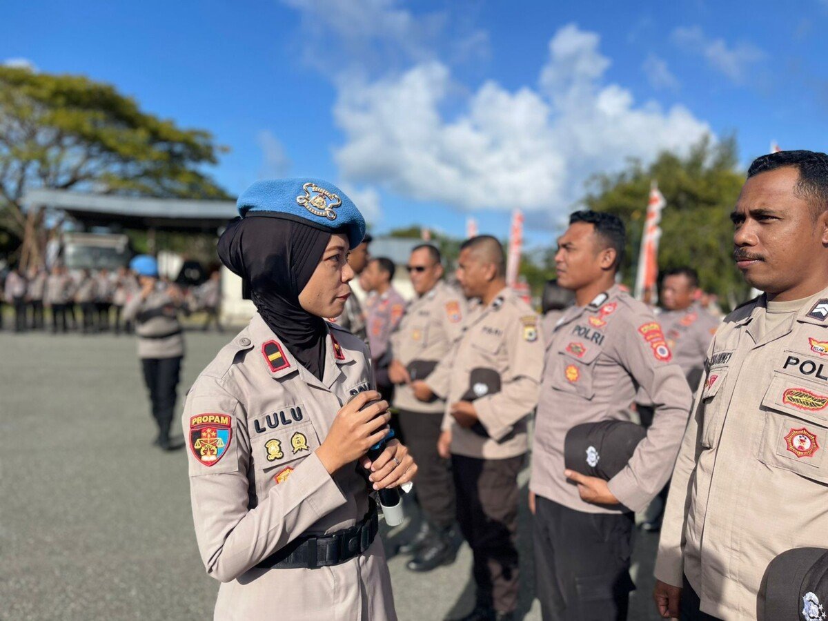 Gelar Gaktibplin, Sie Propam Polres Kepulauan Tanimbar Cek Sikap Tampang Personel.