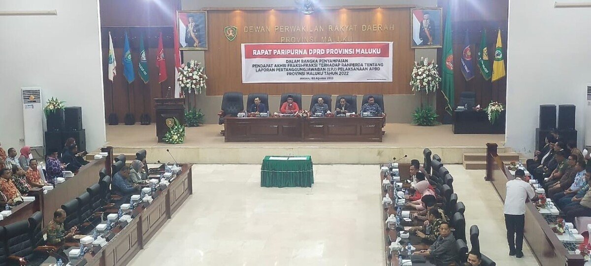 Fraksi Golkar Tolak  Ranperda LPJ APBD Maluku Tahun 2022
