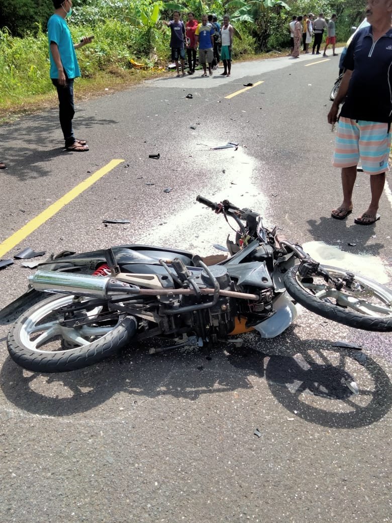 Laka Lantas Di Tanimbar, Tiga Orang Luka Berat Satu Luka Ringan