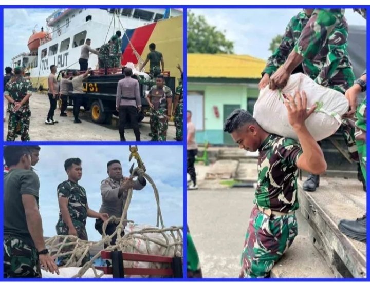 Lanud Ignatius Dewanto Gotong Royong Kemanusiaan Tuk Korban Gempa KKT