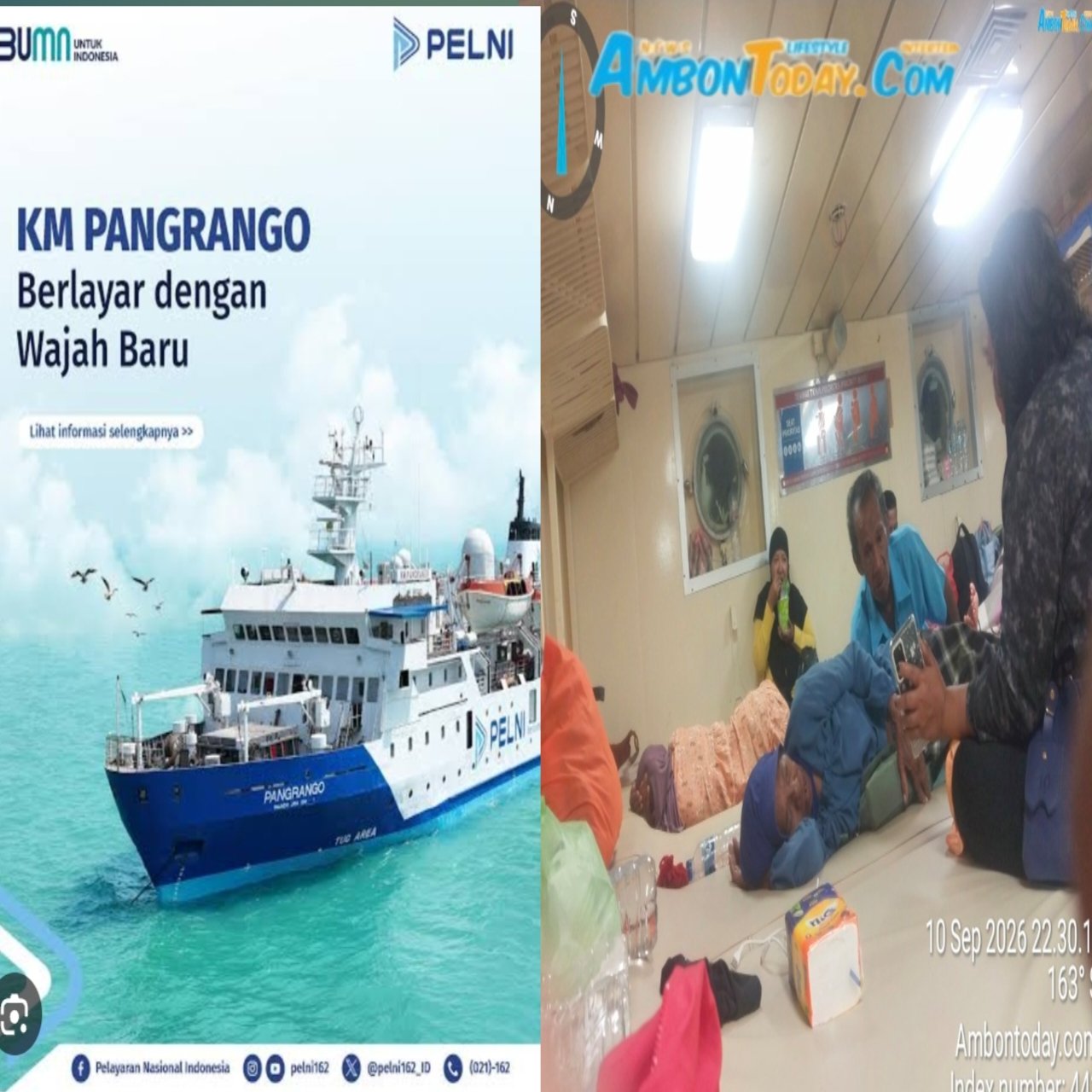 KM. Pangorango Utamakan Emergency Demi Inspeksi Mengganggu Istirahat penumpang