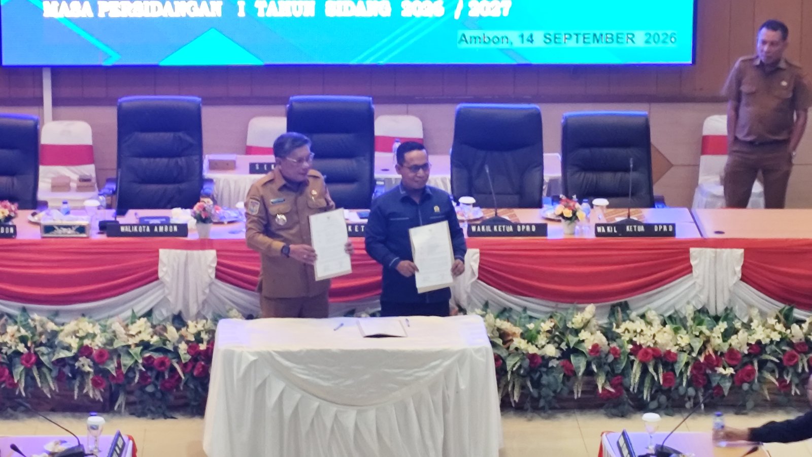 KUA-PPAS Perubahan APBD 2026 Diserahkan, DPRD Ambon Soroti Efisiensi Anggaran