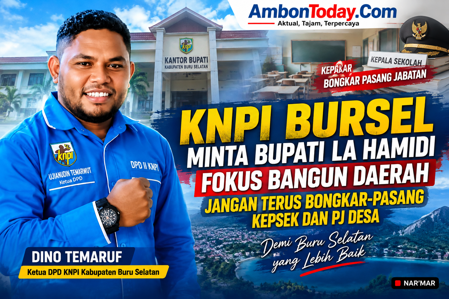 KNPI Bursel Pertanyakan Hasil Perjalanan Dinas Bupati: Uang Daerah Keluar, Apa Hasil untuk Bursel?