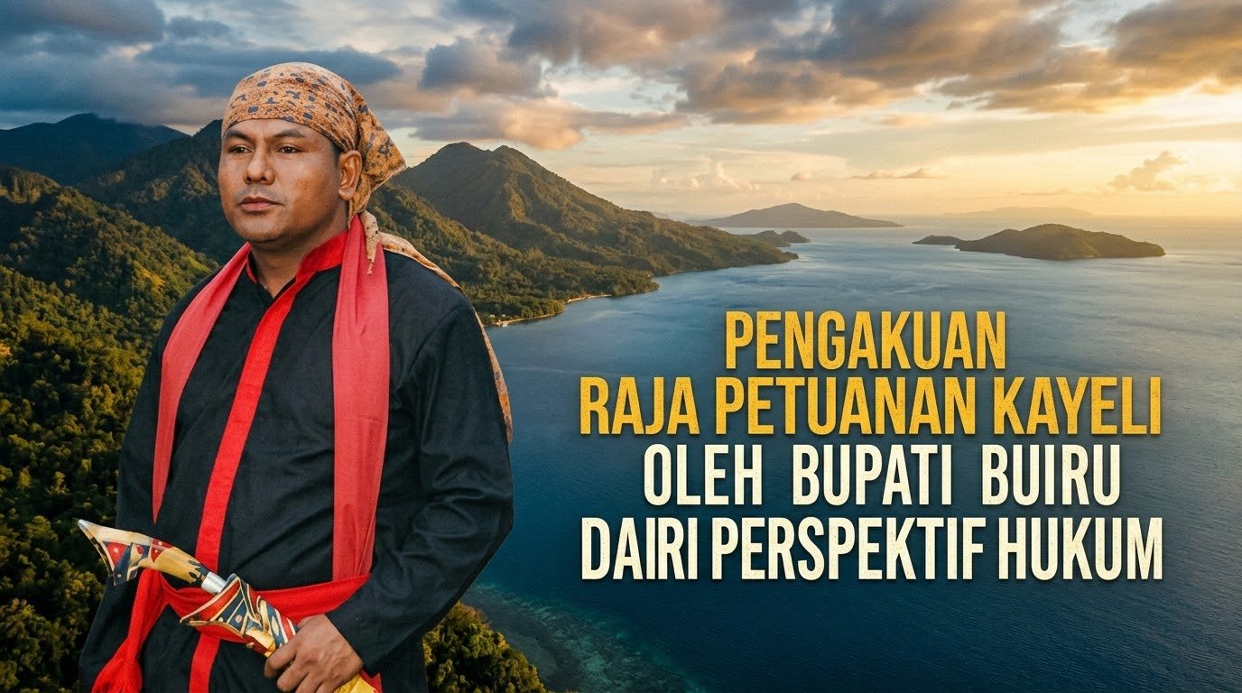 PENGAKUAN RAJA PETUANAN KAYELI OLEH BUPATI BURU DARI PERSPEKTIF HUKUM