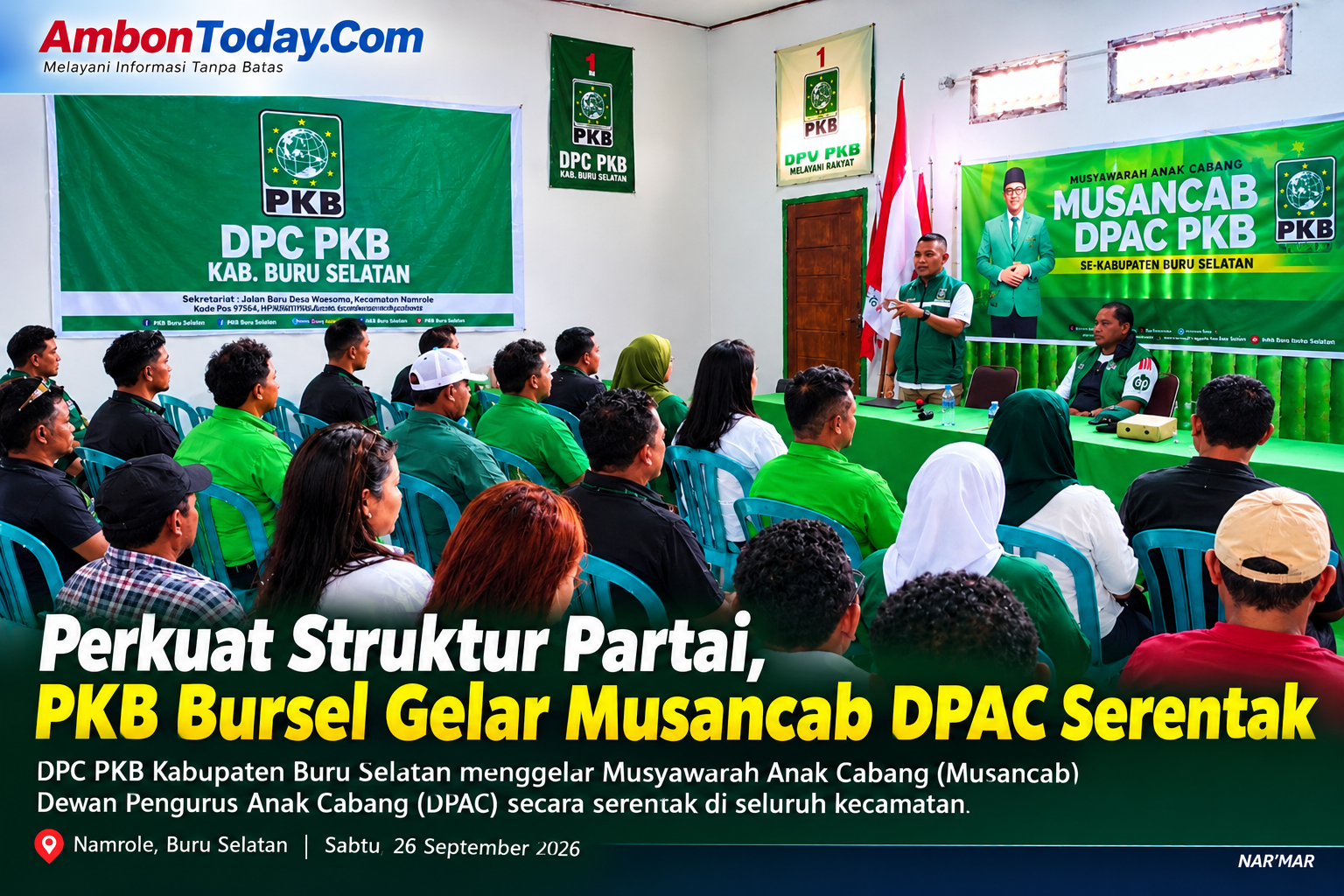 Perkuat Struktur Partai, PKB Bursel Gelar Musancab DPAC