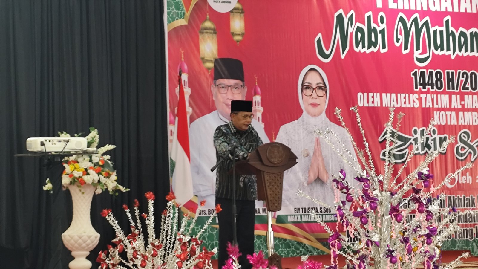 Maulid Nabi 1448 H, Bodewin Wattimena Tekankan Aparatur Pemkot Ambon Layani Masyarakat dengan Sepenuh Hati