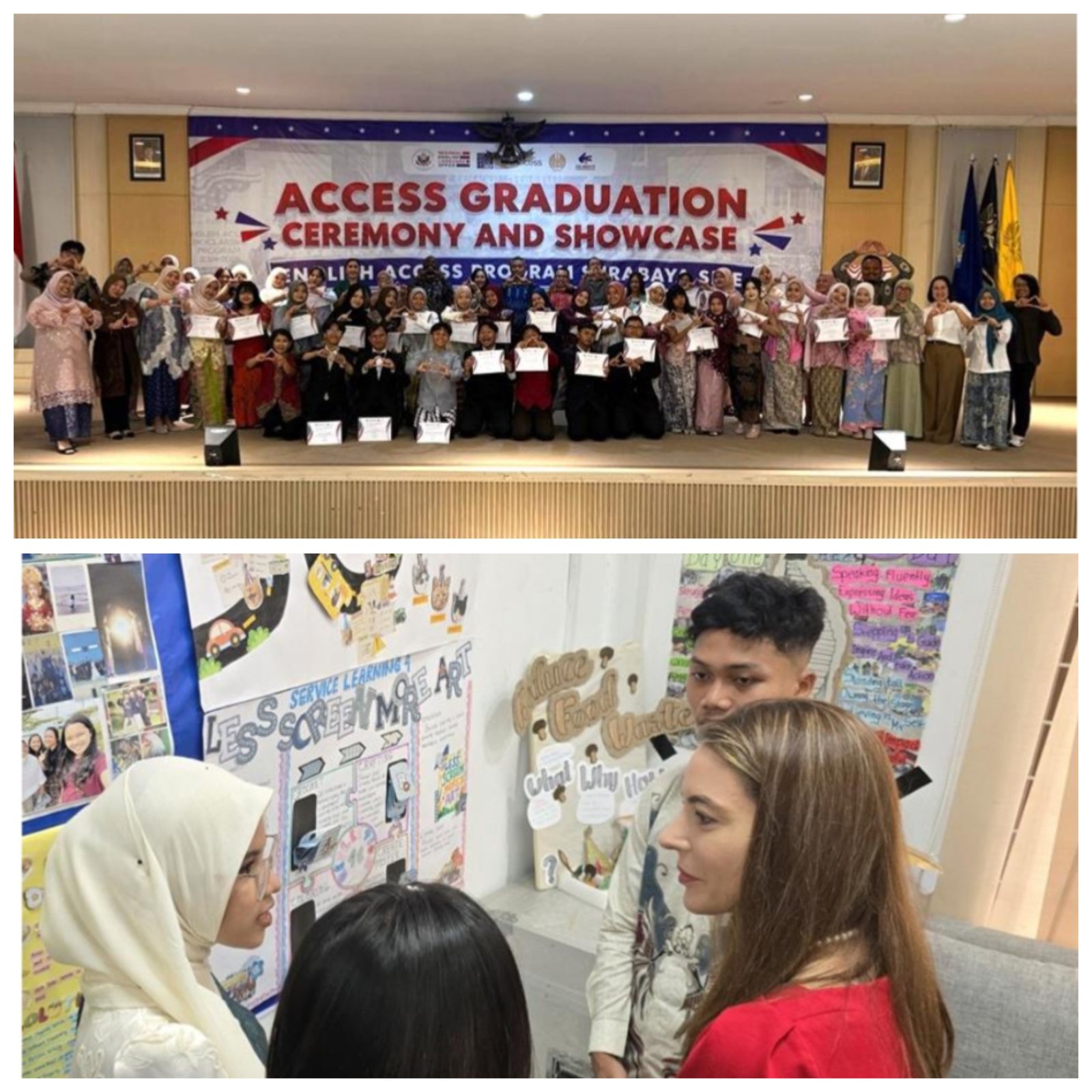 Program Beasiswa English Access Kantor Misi AS di Indonesia Luluskan 332 Siswa