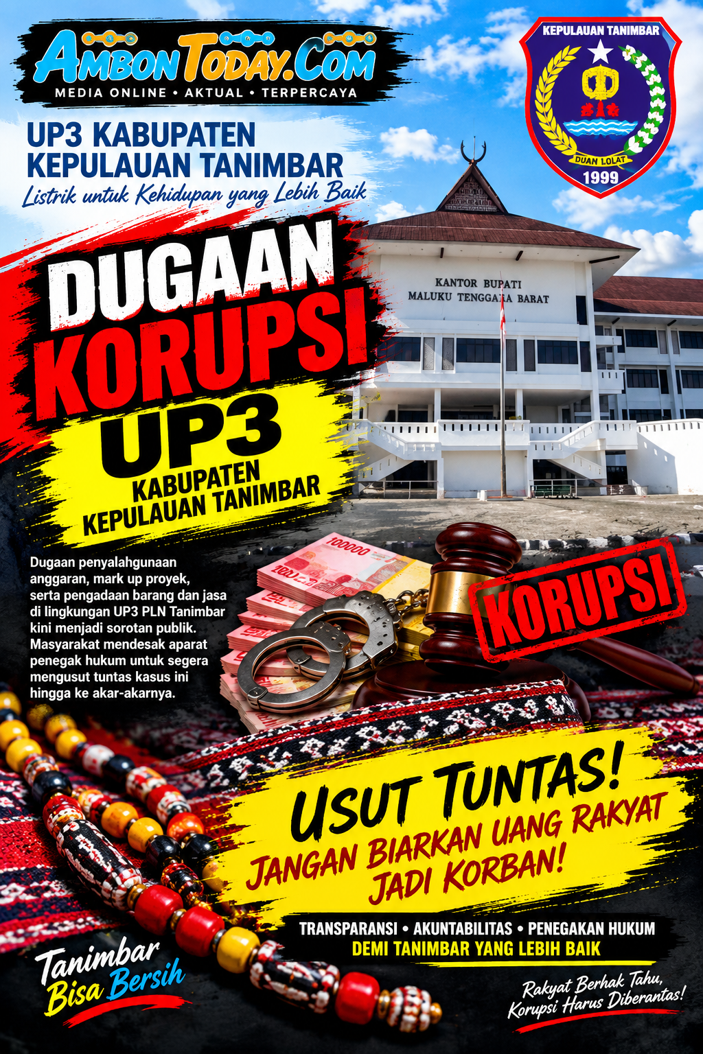 Kasus UP3 KKT Masuk Jalur Tersangka, Para Pihak Yang Diperiksa Siap-Siap