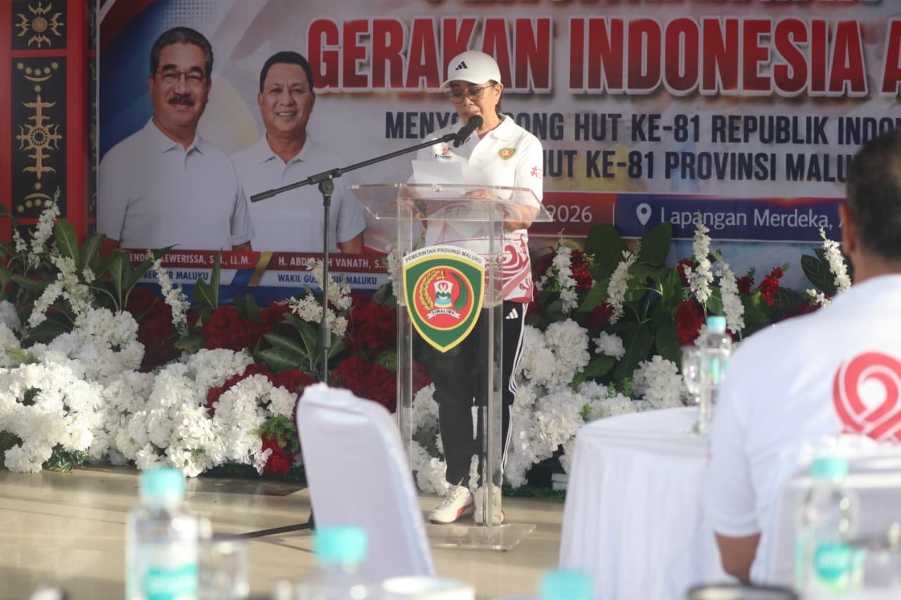 Pemprov Maluku Canangkan Lomba dan Gerakan Indonesia Aktif, Ajak Masyarakat Semarakkan HUT ke-81 RI dan Provinsi Maluku