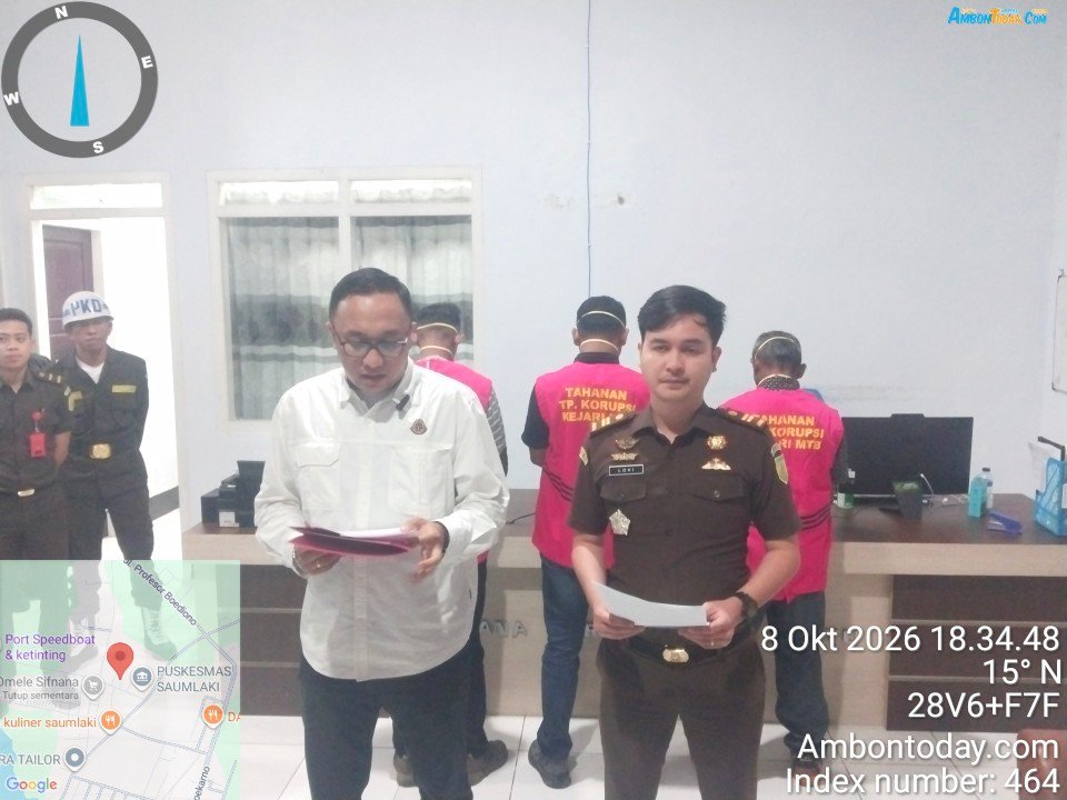 Jaksa Resmi Tahan 3 Tersangka Dugaan Korupsi DD/ ADD Sangliat Krawain