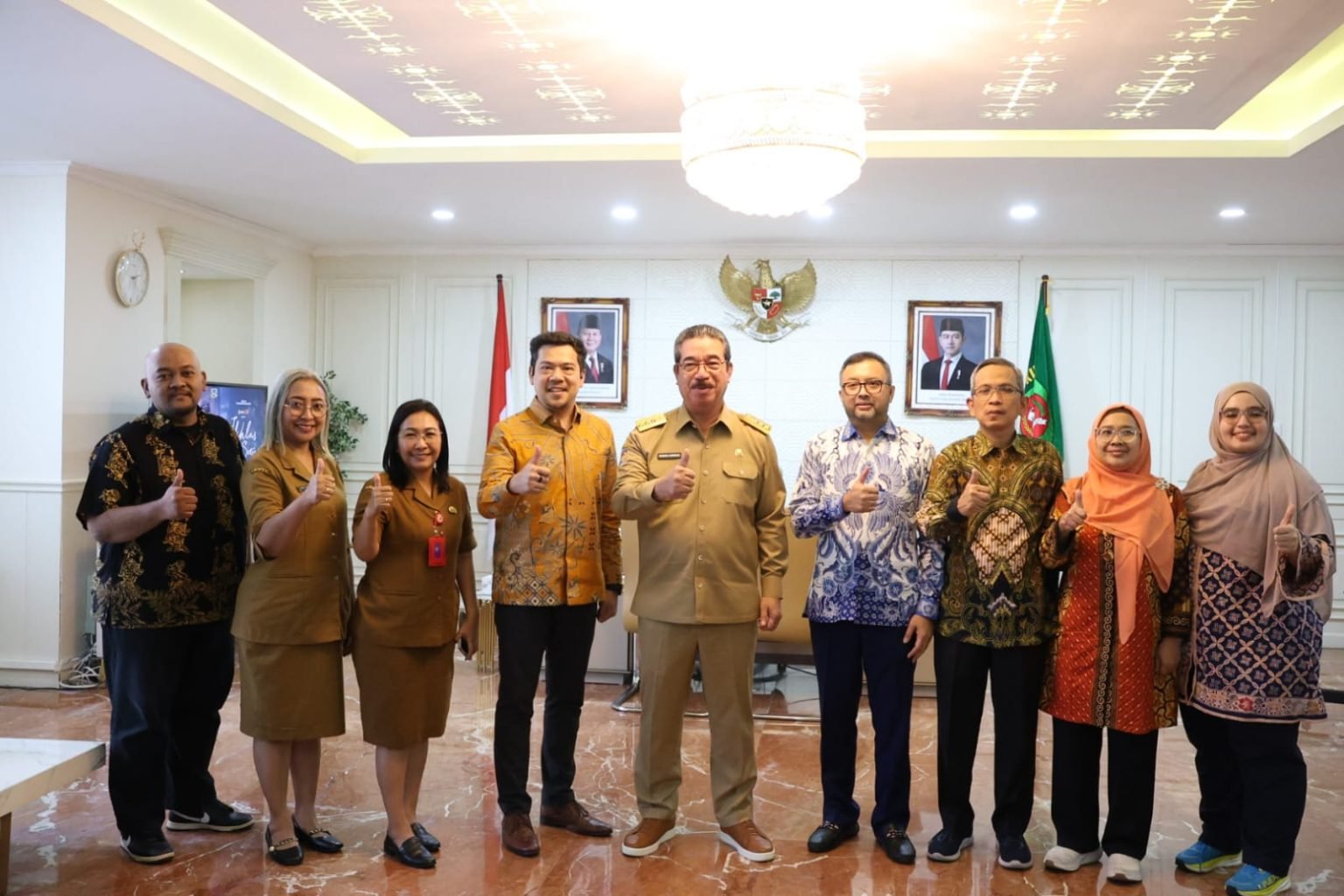 Gubernur Maluku Sambut Audiensi Manajemen RS Fatmawati, Perkuat Transformasi RSUD dr. M. Haulussy