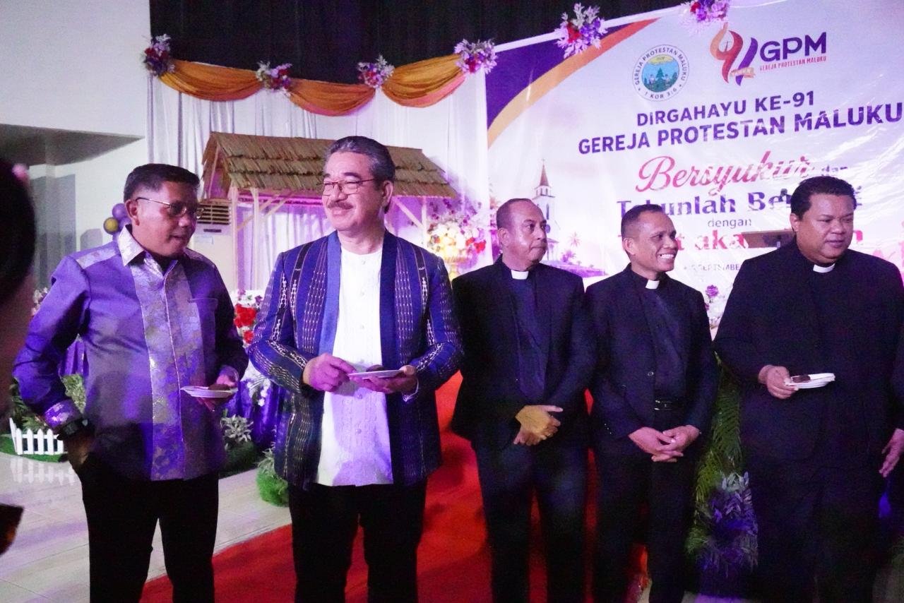 HUT ke-91 GPM, ​Gubernur Maluku Tegaskan Gereja Harus Hadir Menjawab Tantangan Zaman