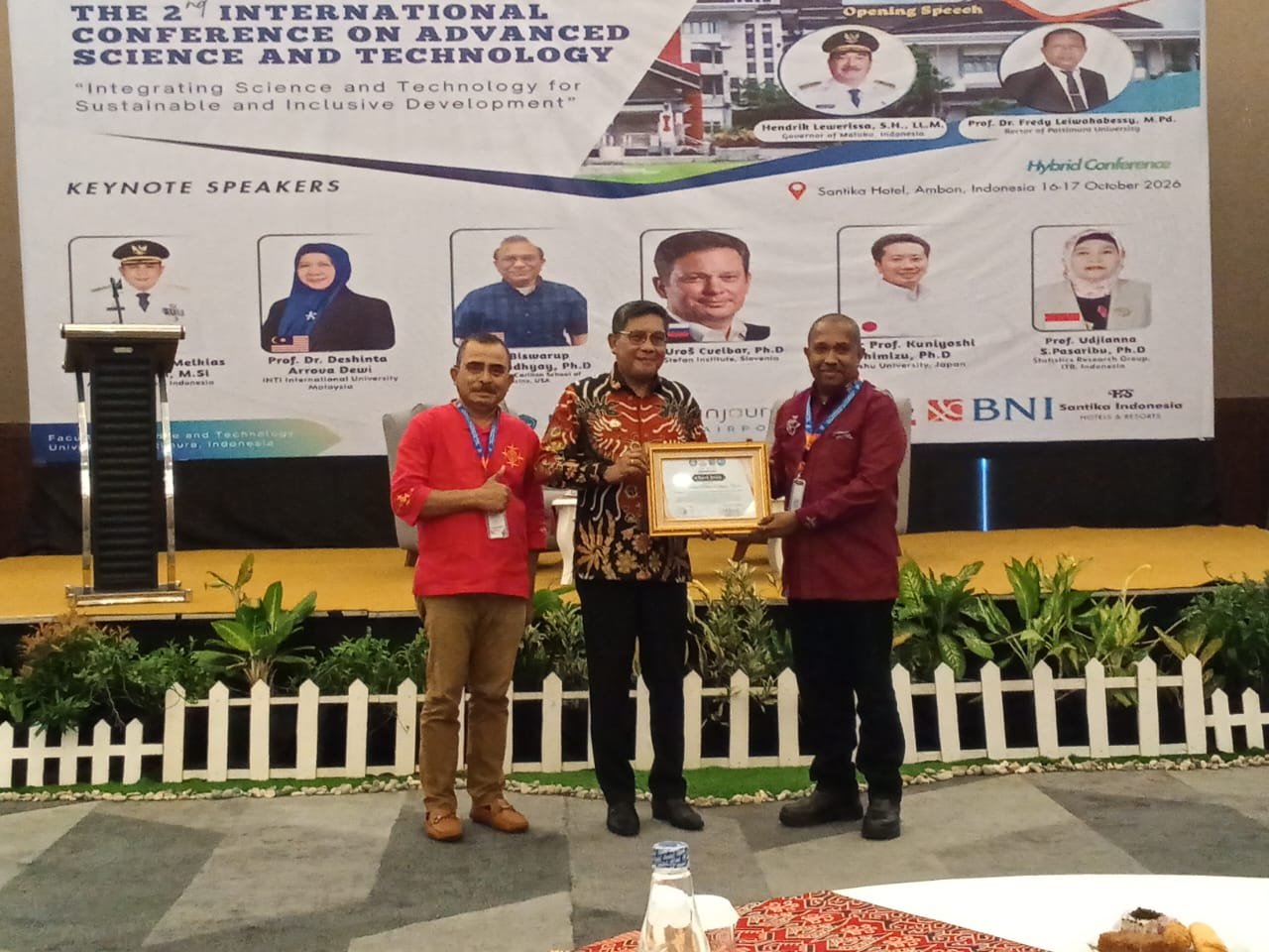 Bodewin di Konferensi Internasional UNPATTI: Teknologi Harus Berdampak Nyata bagi Masyarakat